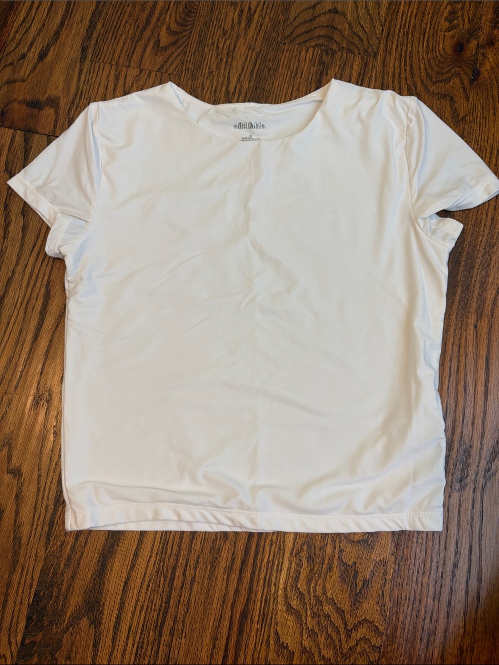 wild fable White Crewneck Short Sleeve Top